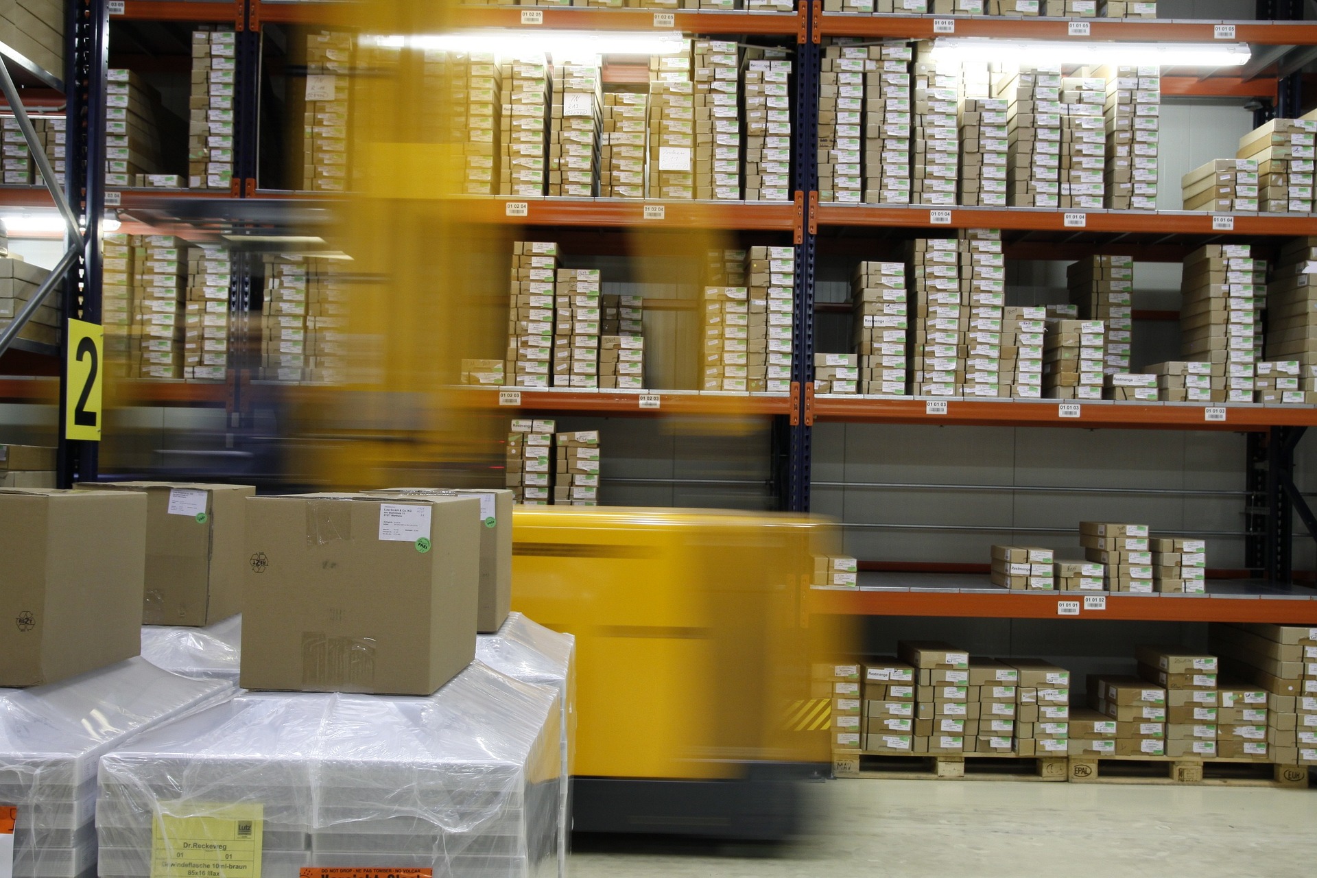 High-level warehouse rack